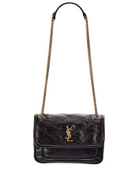 Saint Laurent Niki Mini Leather Shoulder Bag