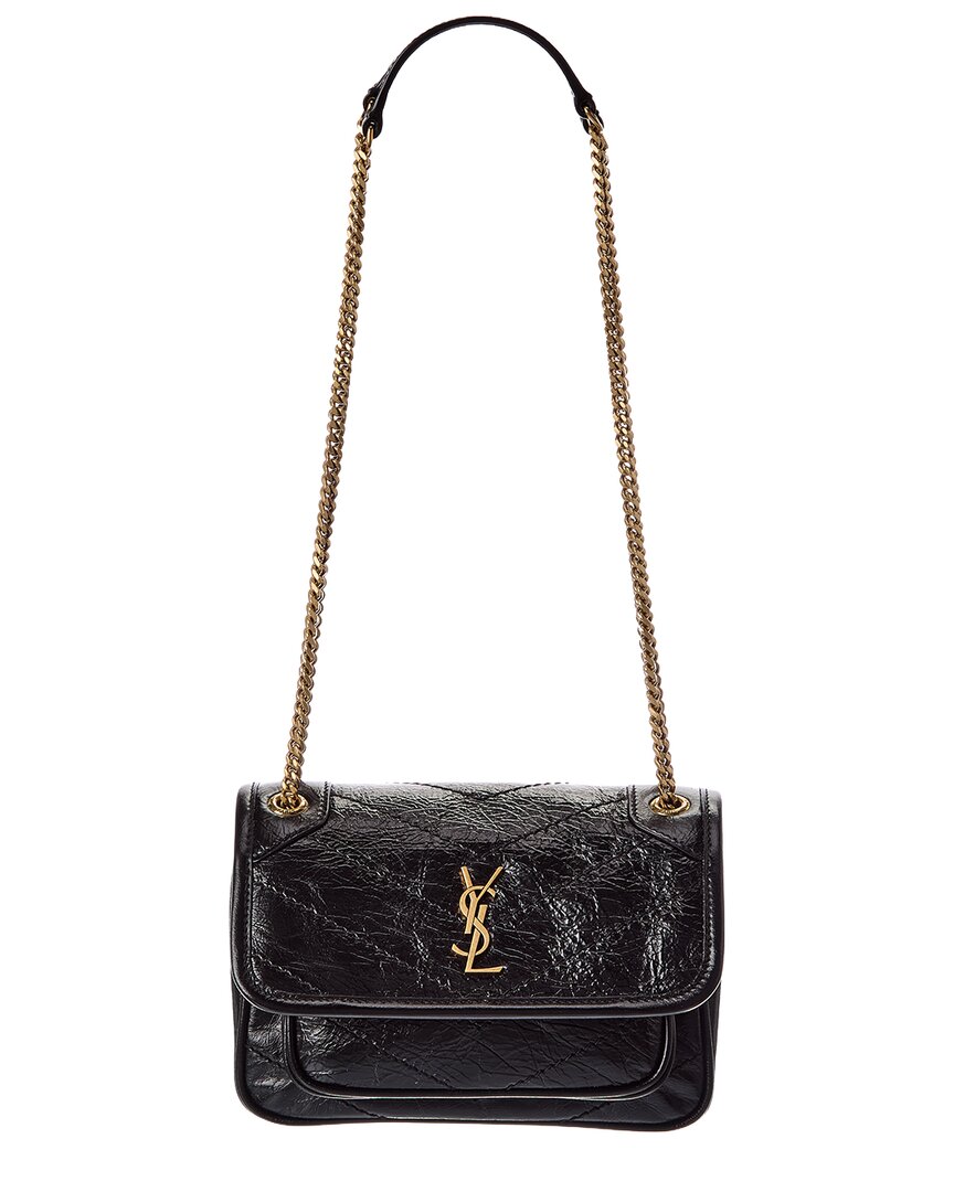 Saint Laurent Niki Mini Leather Shoulder Bag
