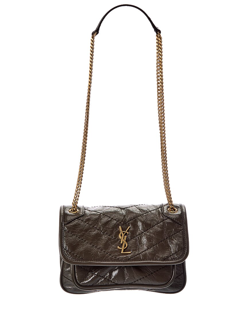 Saint Laurent Niki Mini Leather Shoulder Bag