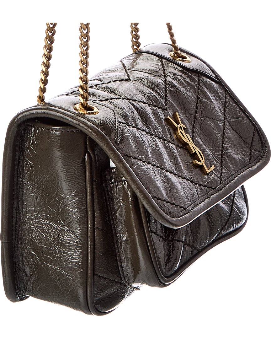 Saint Laurent Niki Mini Leather Shoulder Bag