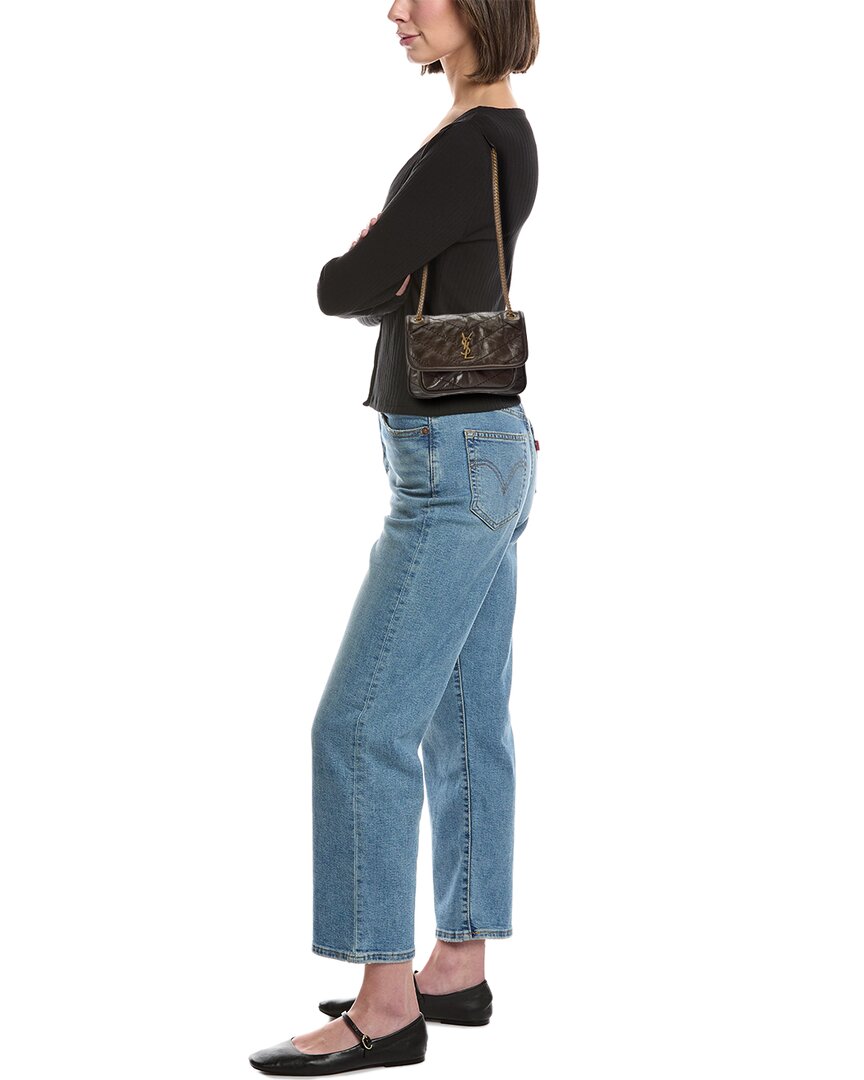 Saint Laurent Niki Mini Leather Shoulder Bag