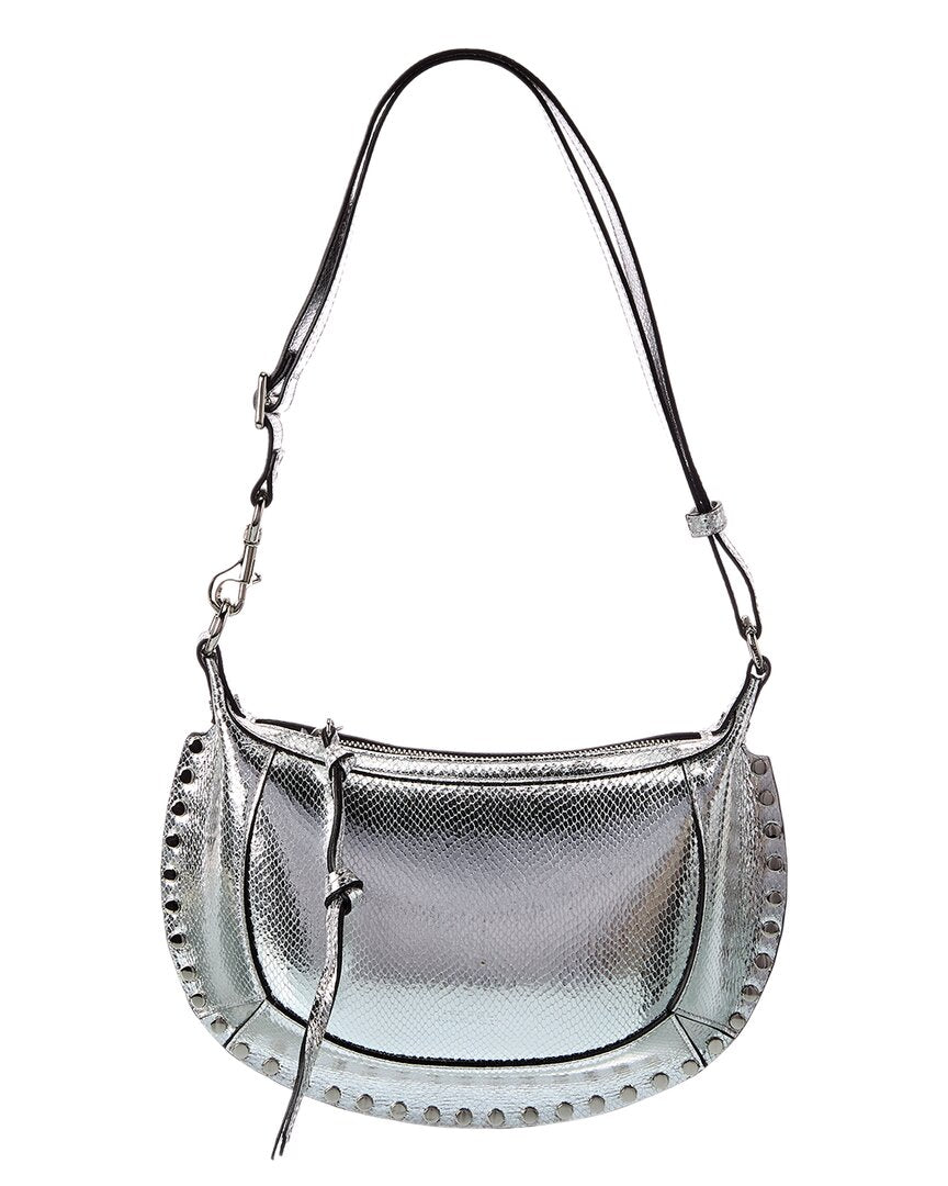 Isabel Marant Isabel Marant Oskan Moon Embossed Leather Shoulder Bag