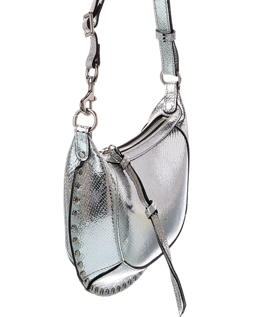 Isabel Marant Isabel Marant Oskan Moon Embossed Leather Shoulder Bag