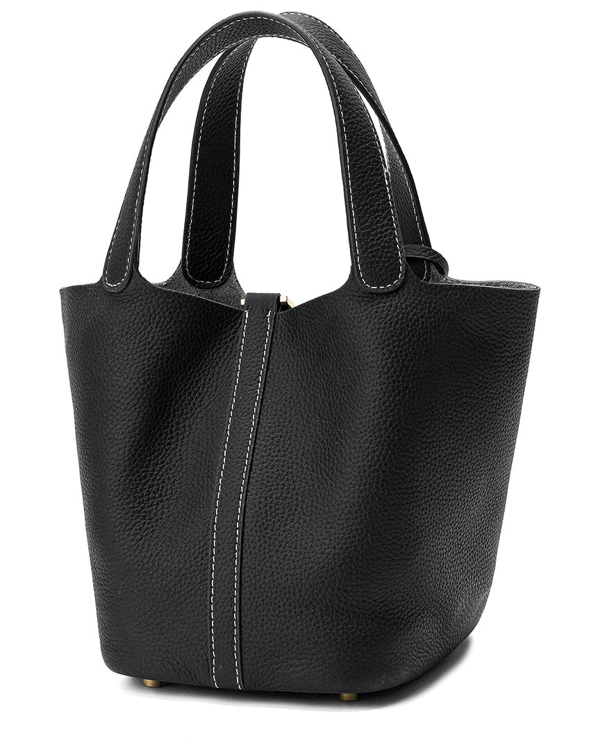 Tiffany & Fred Paris Leather Satchel