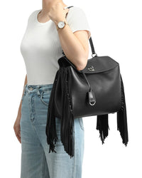 Tiffany & Fred Paris Tiffany & Fred Paris Fringe Leather Shoulder Bag