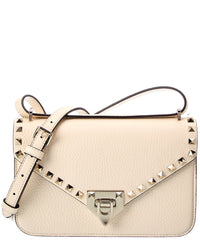 Valentino Valentino Rockstud Small Grainy Leather Shoulder Bag