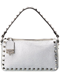 Valentino Valentino Rockstud Small Grainy Leather Crossbody