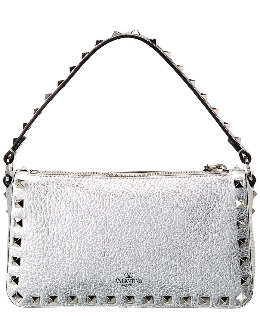 Valentino Valentino Rockstud Small Grainy Leather Crossbody