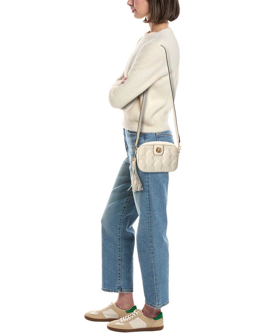 Valentino By Mario Valentino Amel Monogram Matelasse Leather Crossbody