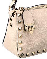 Valentino Rockstud Small Grainy Leather Crossbody