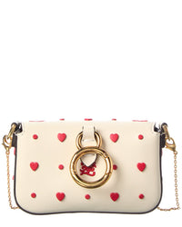 Fendi Embellished Leather Nano Valentine's Charm Bag(Authentic Pre-Loved)
