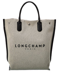 Longchamp Essential Toile Canvas & Leather Tote