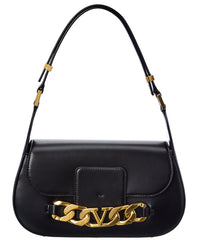 Valentino Vlogo Chain Leather Shoulder Bag