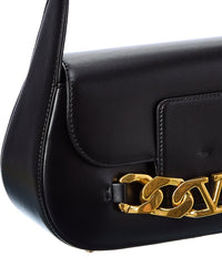 Valentino Vlogo Chain Leather Shoulder Bag
