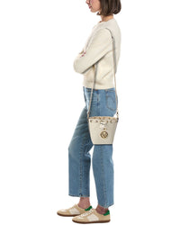 Valentino By Mario Valentino Jules Bonbonniere Leather Camera Bag