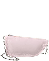 Burberry Micro Sling Shell Leather Shoulder Bag ONE SIZE Pink