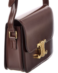 Celine Teen Triomphe Leather Shoulder Bag