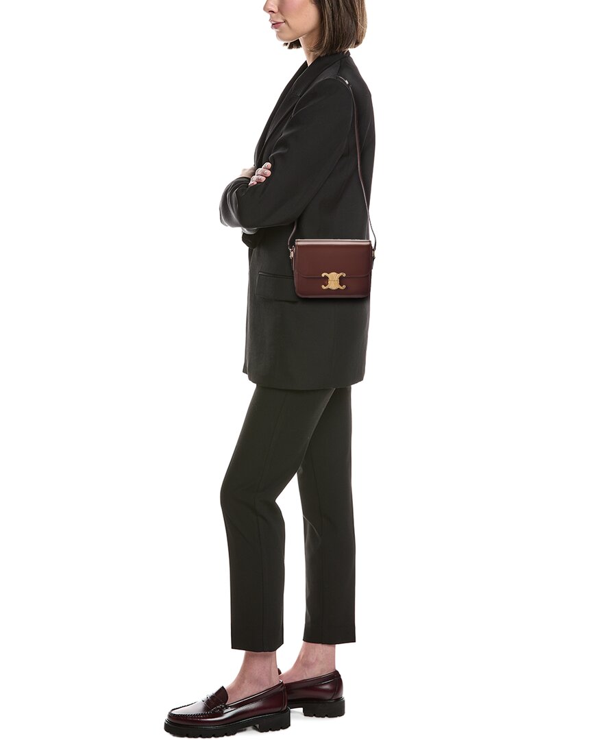 Celine Teen Triomphe Leather Shoulder Bag