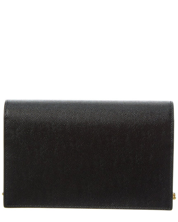 Saint Laurent Kate Leather Wallet On Chain