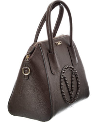 Valentino By Mario Valentino Minimi Rock Leather Shoulder Bag