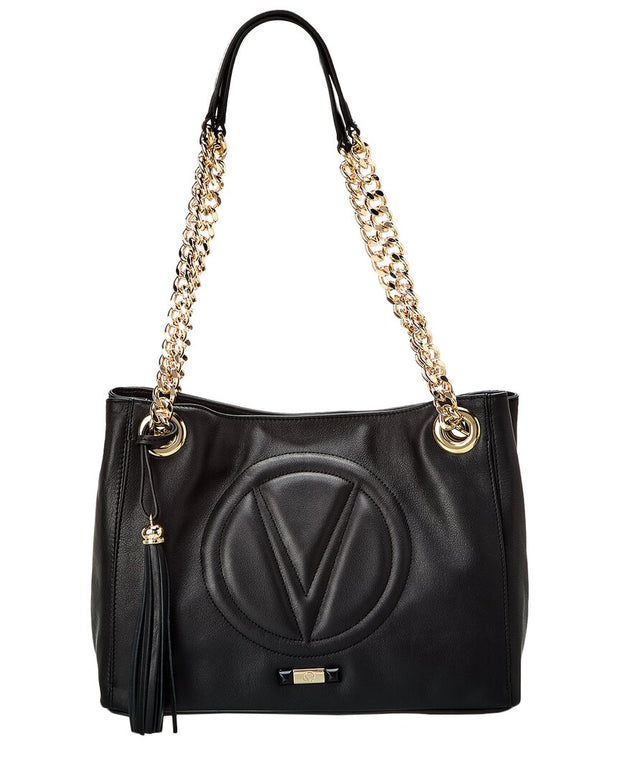 Valentino By Mario Valentino Diana Signature Leather Shoulder Bag