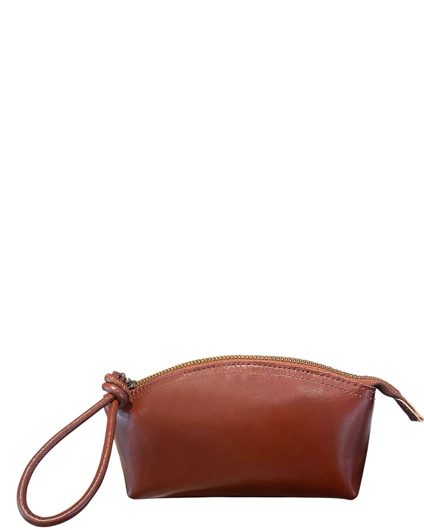 BELLA DESERT Bella Desert Leather Clutch