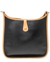Hermès Hermès Black/Natural Ardennes Leather Bicolor Evelyne I, Never Carried