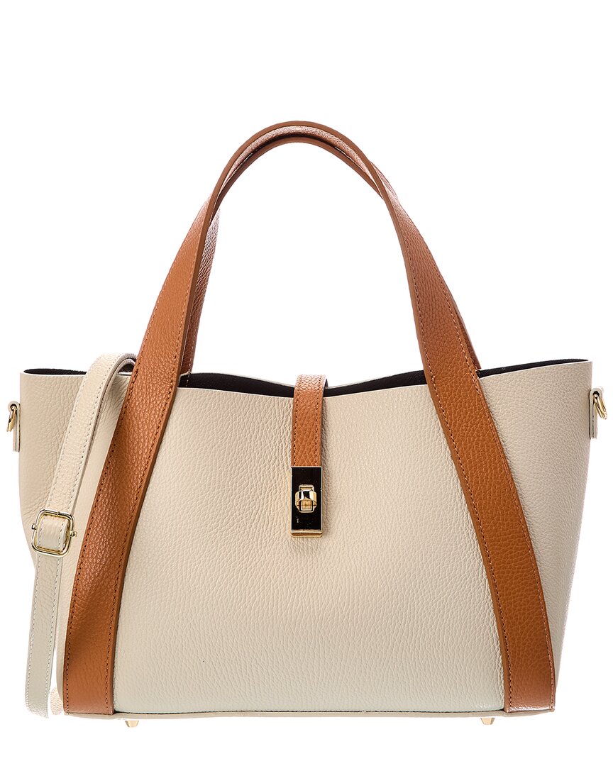 Italian Leather Italian Leather Cleo Leather Top Handle Bag