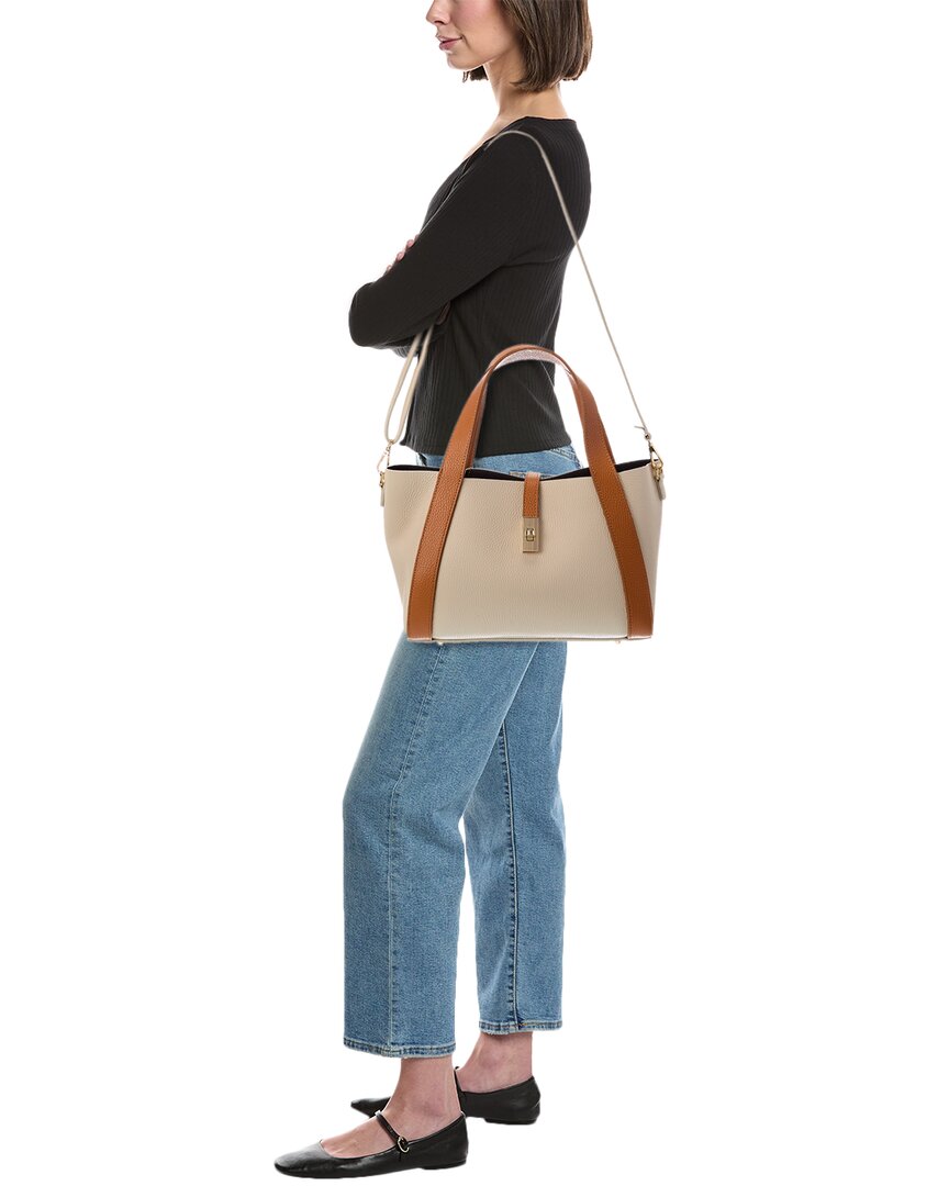 Italian Leather Italian Leather Cleo Leather Top Handle Bag
