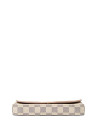 Louis Vuitton Pre-Owned Louis Vuitton Pink Damier Azur Coated Canvas Pochette Felicie (Authentic Pre-