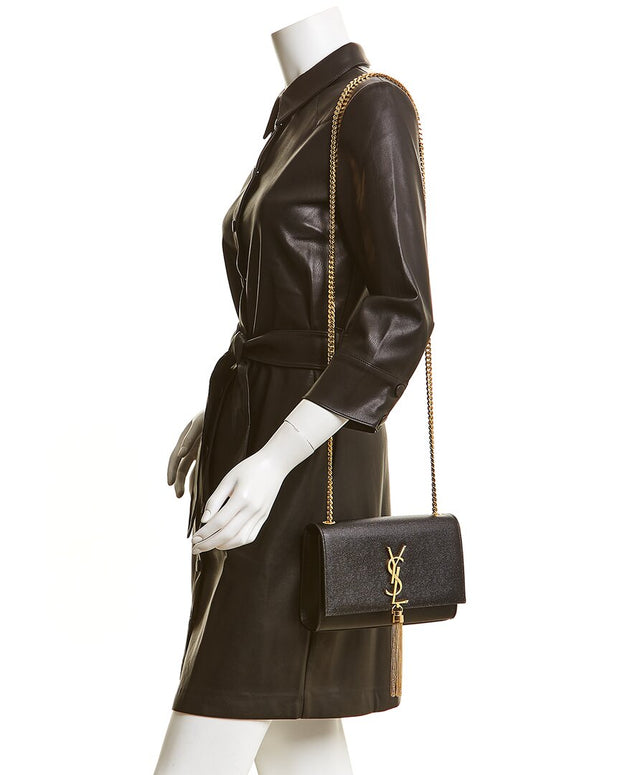 Saint Laurent Kate Tassel Small Leather Shoulder Bag
