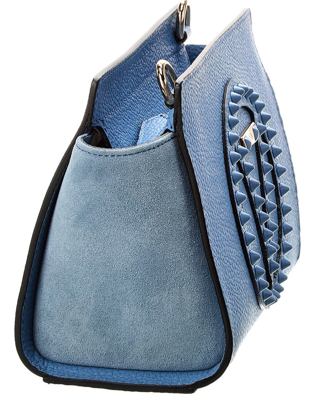 Valentino By Mario Valentino Kiki Rock Leather Shoulder Bag