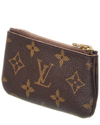 Louis Vuitton Brown Monogram Canvas Pochette Cles (Authentic Pre-Loved)