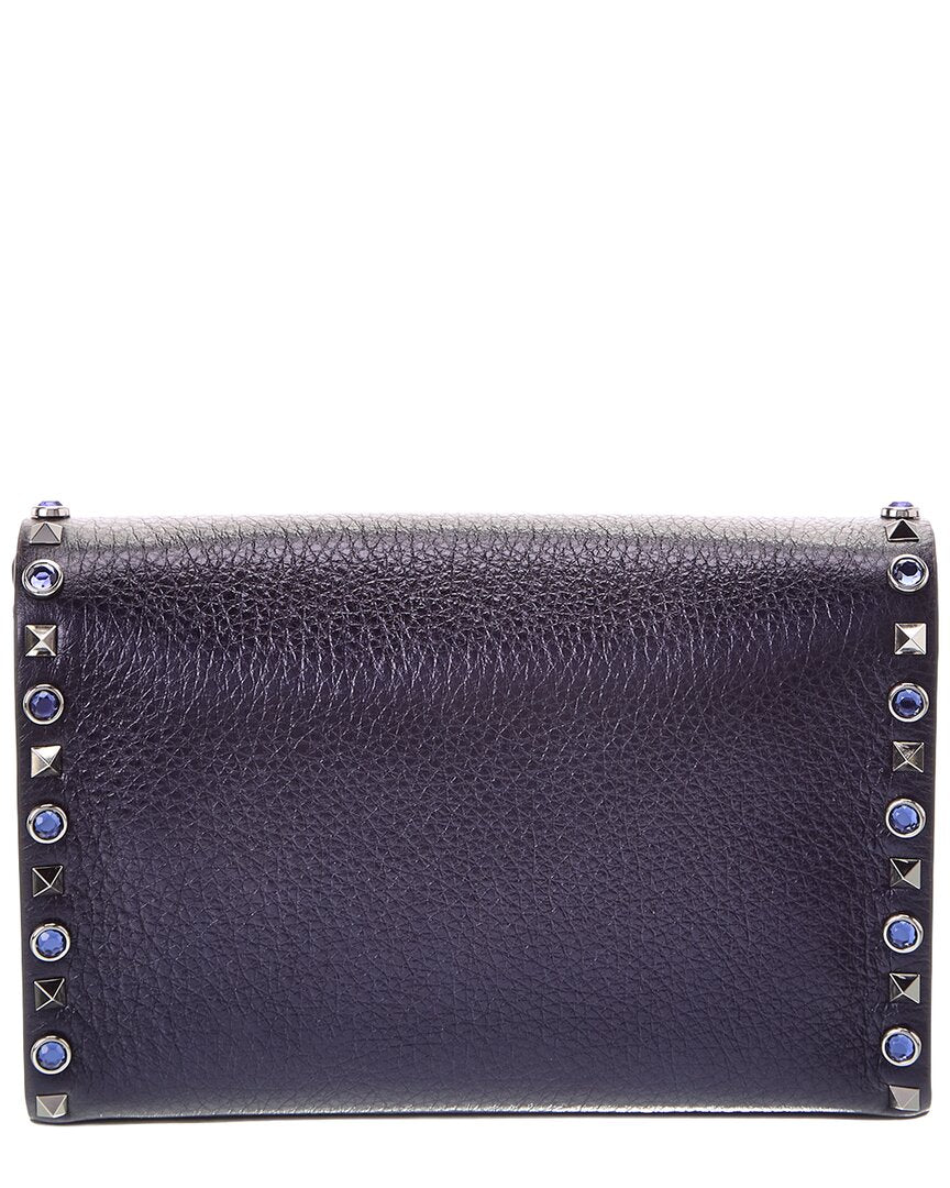 Valentino Valentino Rockstud Leather Shoulder Bag