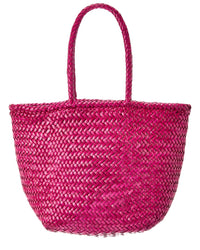 Dragon Diffusion Grace Basket Small Leather Tote