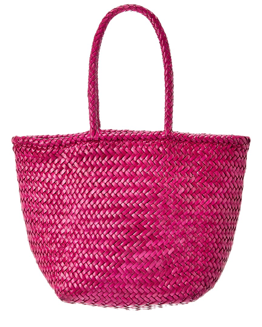 Dragon Diffusion Grace Basket Small Leather Tote