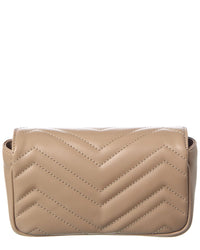 Gucci Gg Marmont Super Mini Leather Shoulder Bag