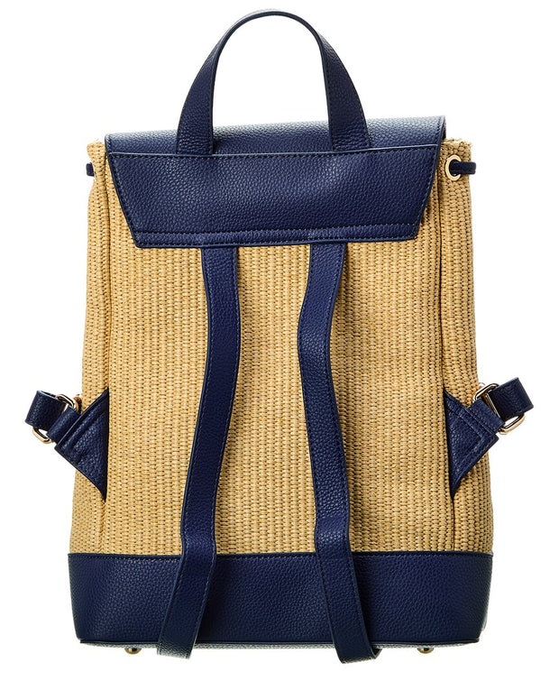 Surell Accessories Paper Straw Backpack