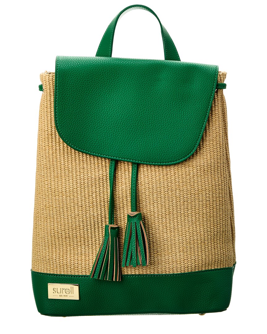 Surell Accessories Surell Accessories Paper Straw Backpack