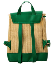Surell Accessories Paper Straw Backpack