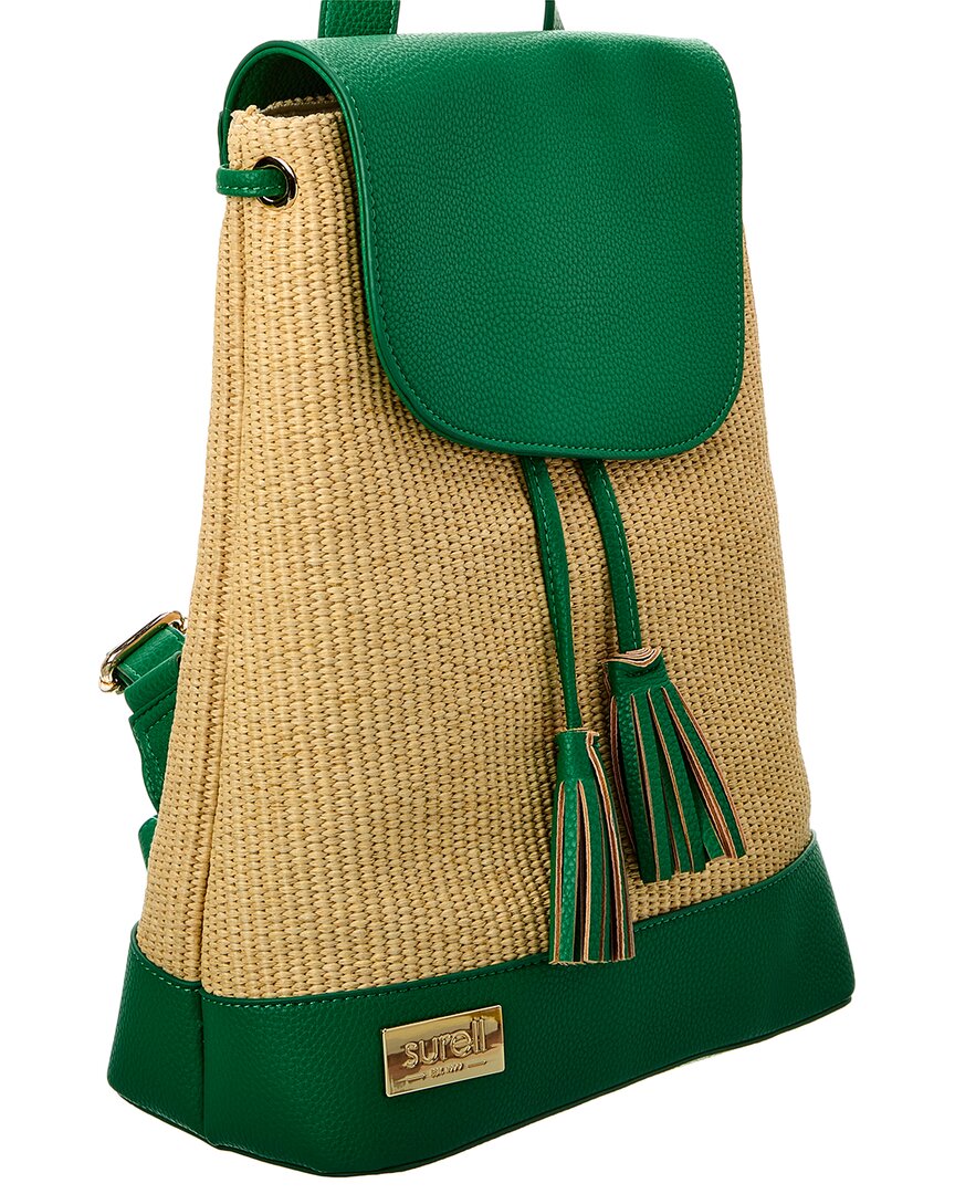 Surell Accessories Surell Accessories Paper Straw Backpack