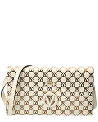 Valentino By Mario Valentino Lena Monogram Leather Shoulder Bag