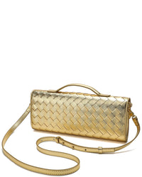 Tiffany & Fred Paris Woven Leather Clutch