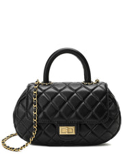 Tiffany & Fred Paris Quilted Leather Satchel