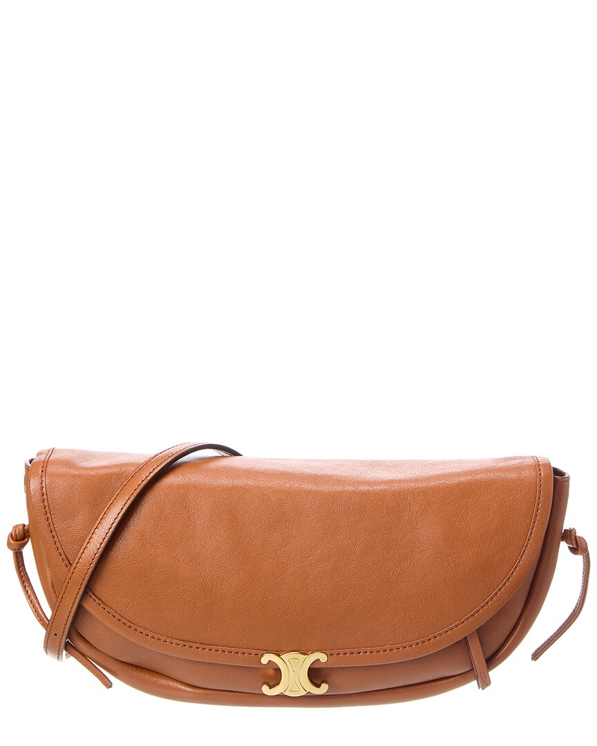 CELINE Celine Half Moon Little Leather Shoulder Bag