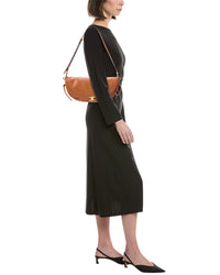 CELINE Celine Half Moon Little Leather Shoulder Bag