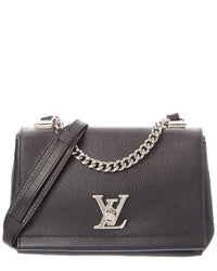 Louis Vuitton Pre-Owned Louis Vuitton Black Leather Lockmeii Bb (Authentic Pre-Loved)
