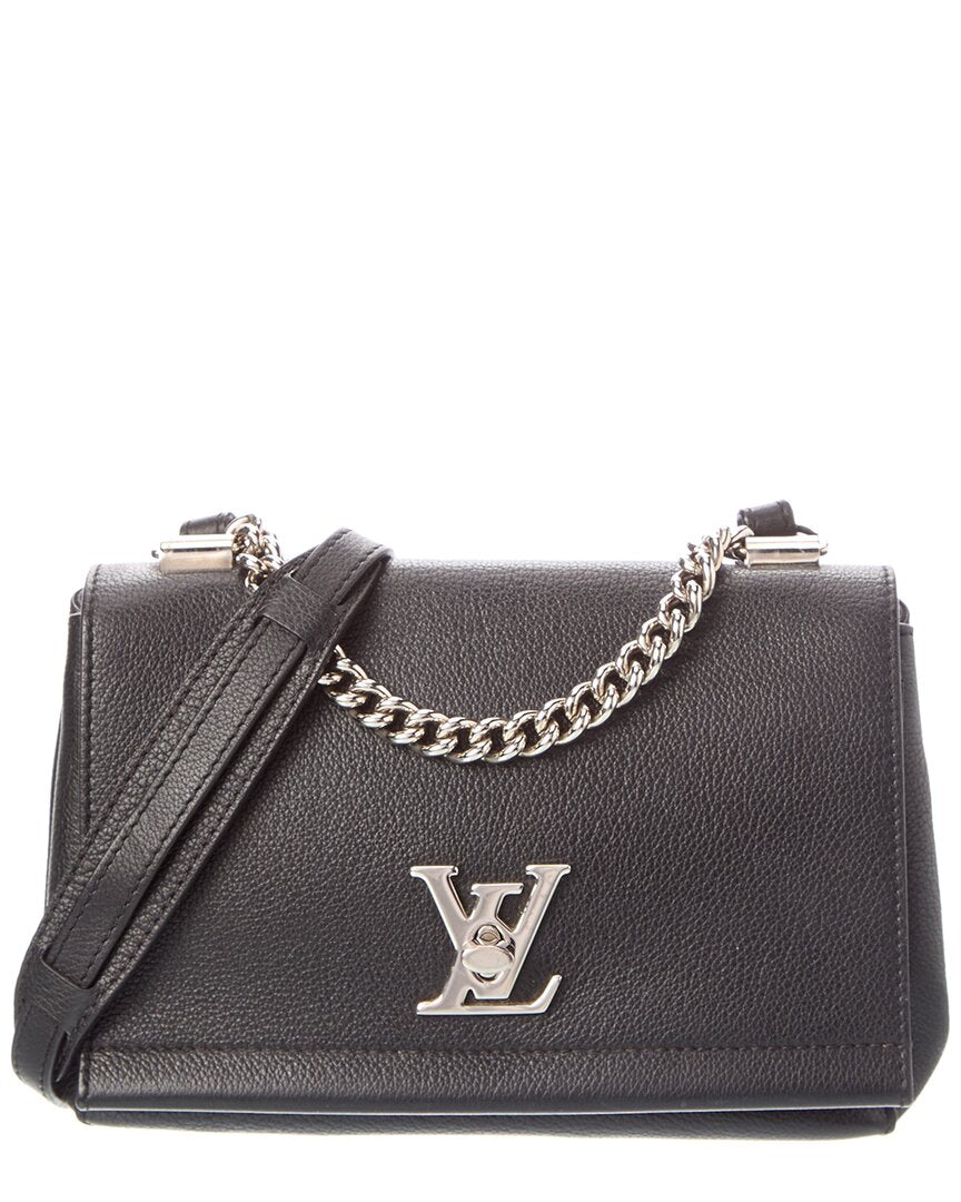 Louis Vuitton Pre-Owned Louis Vuitton Black Leather Lockmeii Bb (Authentic Pre-Loved)