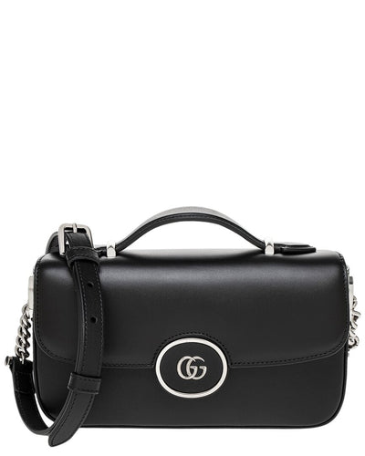 Gucci Petite Mini Gg Leather Shoulder Bag