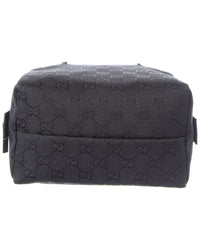 Gucci Gucci Black Gg Canvas & Leather Balthus Cosmetic Pouch (Authentic Pre-Loved)